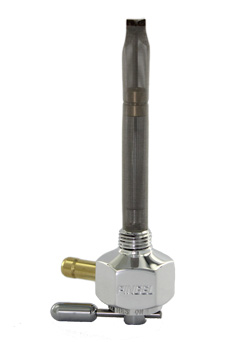 Single Outlet Reserve Hex Valve-1/4" NPT-1000 Series-5/16" hose barb-Aluminum