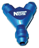 NOS Fitting - Flared &#148;Y&#148; -4AN (use with extra bottle)