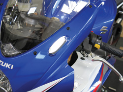 Mirror Block Off Plates - Suzuki GSXR 600 '06-'09, GSXR 750 '06-'09 and GSXR 1000 '06-'08