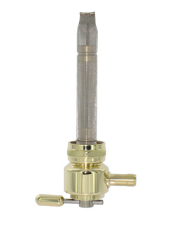 Single Outlet Reserve Round Valve-22mm (H-D)-6000 Series-5/16" hose barb-Brass