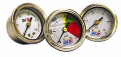Nitrous Flo-Thru Pressure Gauge (D-4 w/Manifold)